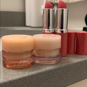 Clinique mini skincare and cosmetics sets